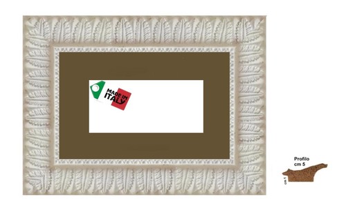 Cornice bianca legno cm - cornice,