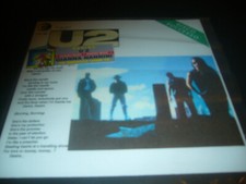 U2 Desire rare 7"vinyl j.box Italy special dj sleeve alternative version