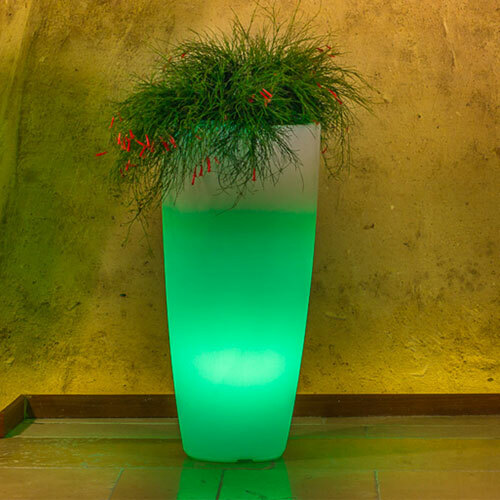 Vaso luminoso giardino vasi - vaso,