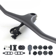 Manubrio integrato in carbonio per bicicletta mtb con rialzo stelo -9 gradi 70/80/90/100mm
