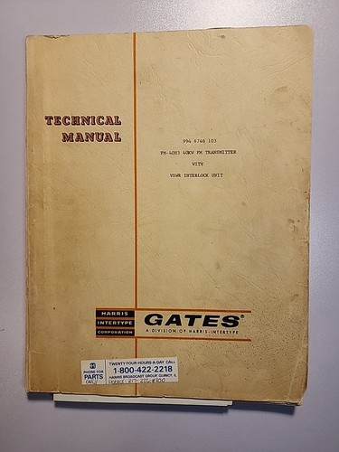 Trasmettitore gates 40h3 - gates, fm-40h3