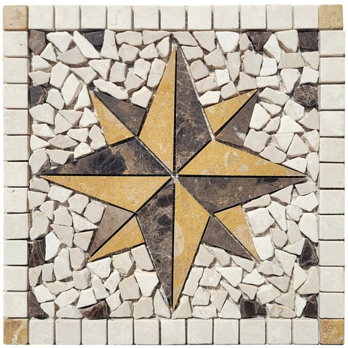 Rosoni rosone mosaico - , windrose