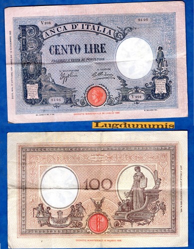 Italie 100 lire 1934 - 100,