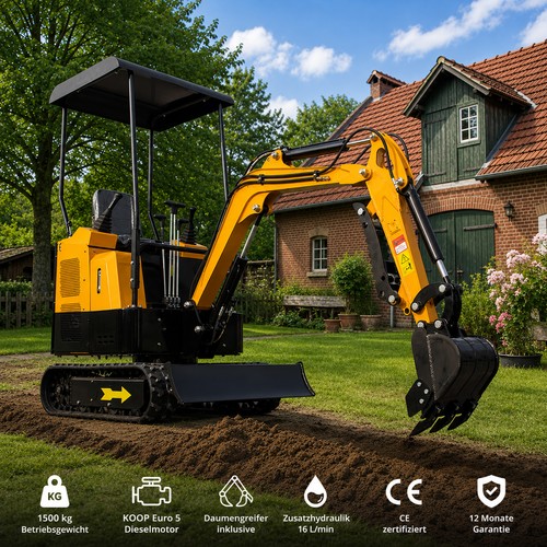 Miniescavatore mms con - 1,5t,