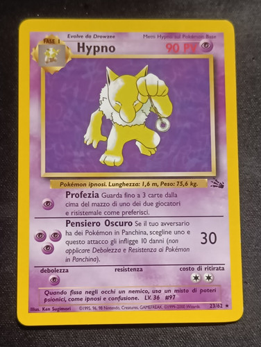 Pokemon hypno fossil - 23/62,