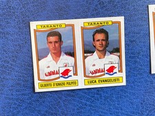 PANINI CALCIATORI 1990/91 TARANTO PULPITO EVANGELISTI 474 VELINA ORIG.   ***