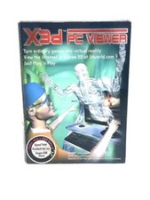 X3D PC VIEWER NVIDIA RETRO VIRTUAL REALITY GLASSES 3 FREE GAMES New In Box #FT2