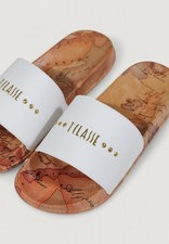 Alviero Martini Prima Classe Calzature Donna Ciabatte 40 Bianco N 2196 0289