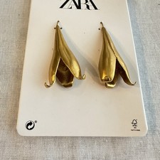 New zara trumpet flower dangle - new,