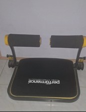 Panca per addominali Easy-Tone, Performance home Fitness & Health, nera e gialla