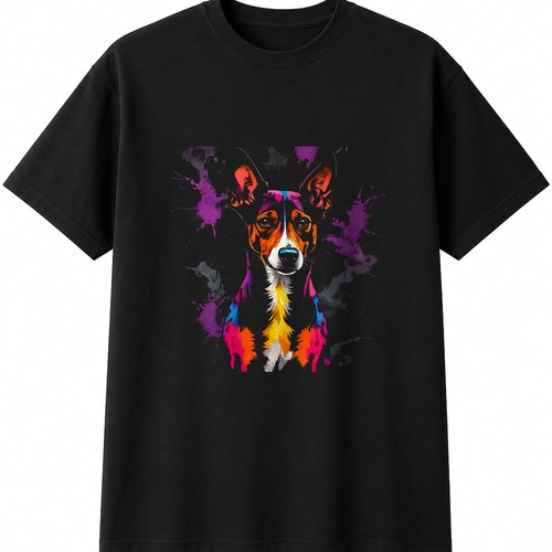 Shirt basenji dog lover uomo - dog,