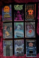 9 Vintage Horror lot