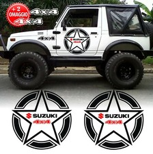 Adesivi Stiker Fuoristrada Suzuki Samurai Santana Stelle laterali 4x4 off road