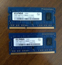 ELPIDA so-dimm Ram per MACBOOK PRO ddr3 1600mhz 4GB (2X2GB)  EBJ20UF8BDU0-GN-F