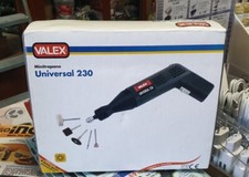 Minitrapano Valex universal 230 con 10 mollette abrasise e valigetta