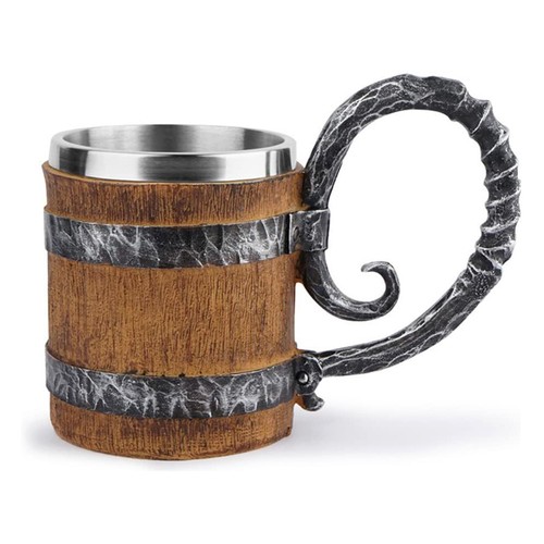 Tazza 18oz inossidabile retrò - inossidabile,