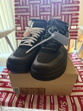 Off White x Air Force 1 - Taglia: 10 - AF1 - Nero - 2018 - Indossato solo una volta
