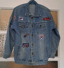 Giacca di jeans cool con toppe teenie