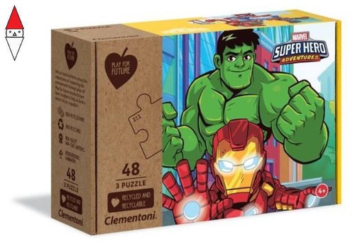 Puzzle clementoni 3x48 - clementoni,