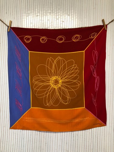 Foulard quadrato seta - quadrato, 90cm