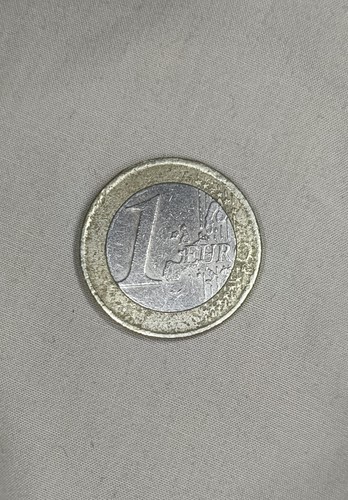 Moneta errore conio euro - 1,