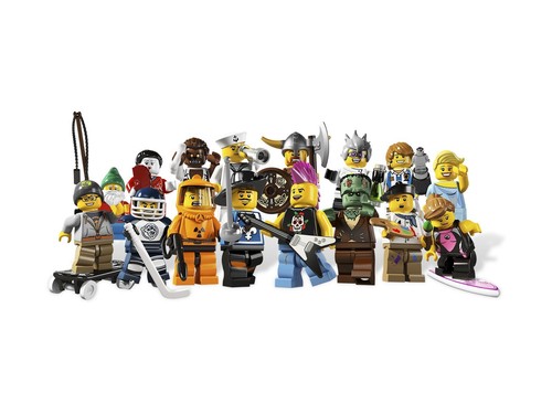 Lego minifigures serie 8804 - minifigures,