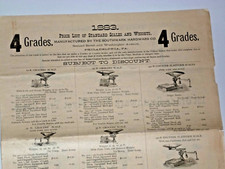 ANTIQUE 1880s SCALE CATALOG