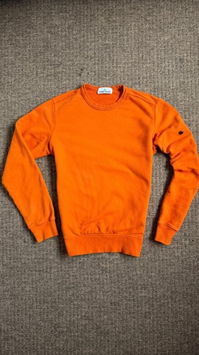Felpa stone island - felpa, arancione