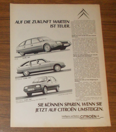 Rara pubblicità citroen 20 - rara,