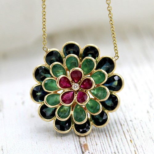 Ciondolo fiore con - , e