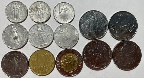 Vaticano monete 10 lire - vaticano, e