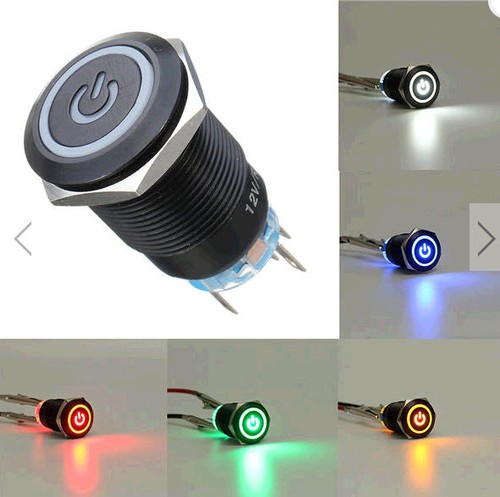 Interruttore 12v luminoso led - interruttore,