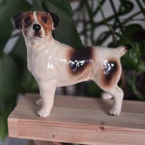 Vintage porcelain jack russell - vintage,