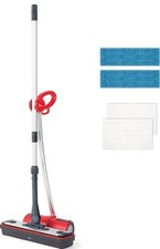 Polti Moppy Red Lavapavimenti a Vapore Cordless per Tutti i Pavimenti e le Super