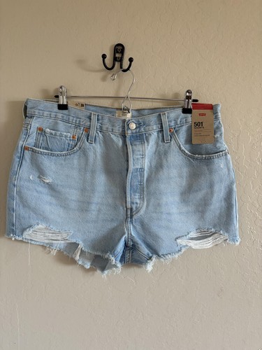 Levi 501 distressed - , shorts