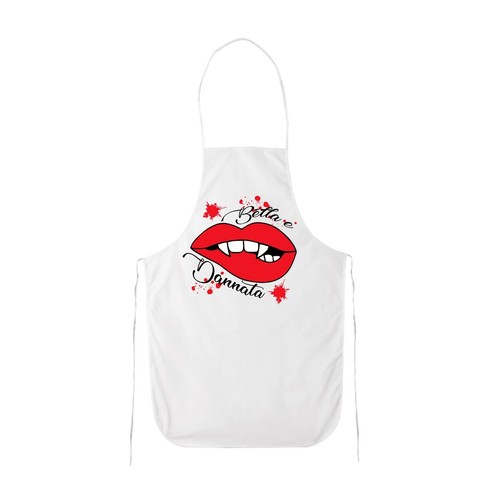 Grembiule cucina bianco - grembiule,