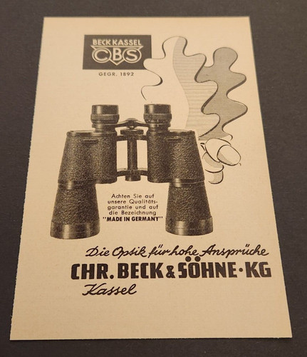 123 binocolo beck - beck, &