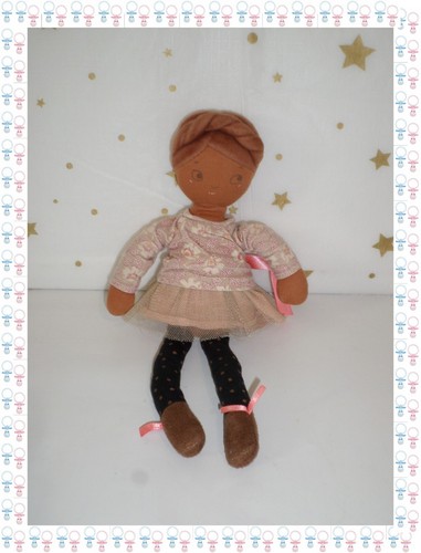 Doudou poupée métisse - ㊲,