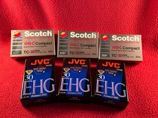 VHS-C Tape Lot Of 6 Tapes