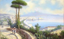 Napoli veduta generale guazzo