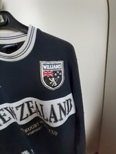 WILLIAM WILSON FELPA VINTAGE UOMO Ricamata - taglia L  -usata anni 90'