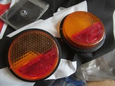 FIAT 128 Rally / 850 Coupè - Coppia plastiche fanali posteriori - Ricambio nuovo