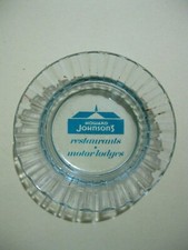  ASHTRAY portacenere posacenere vetro HOWARD JOHNSON RESTAURANTS MOTOR LODGES