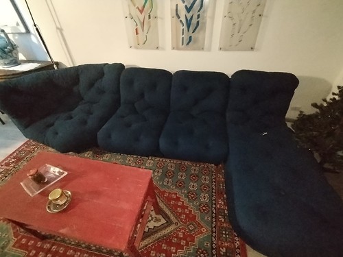 Sofa blu componibile - sofa',