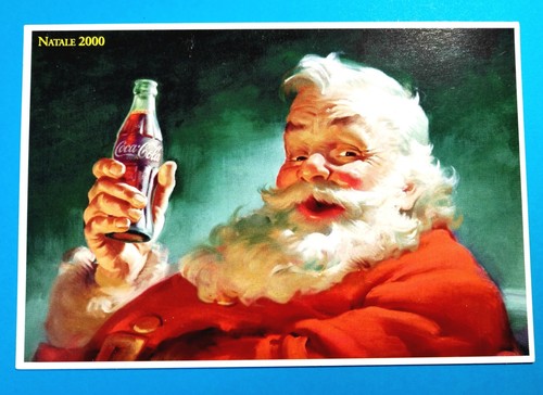 Cinque cartoline babbo natale - cartoline,