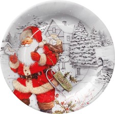 Set 8 Piatti Monouso Natalizi