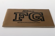 NIKON FG manuale di istruzioni
