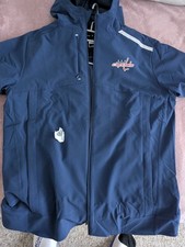 Washington Capitals Fanatics Giacca Clutch NHL🏒 Large, Blu, Nuova, Commerciale