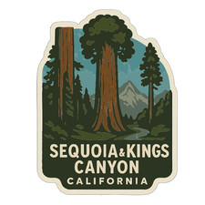 Adesivo Sequoia & Kings Canyon