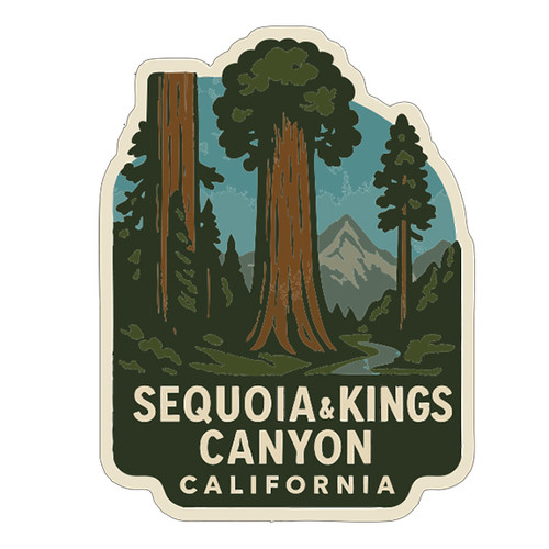 Adesivo sequoia kings canyon - adesivo,